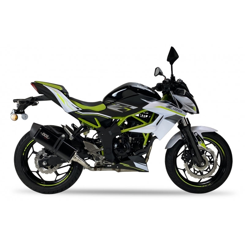 Kawasaki Ninja [IXIL] - Silencieux Hexoval inox noir / inox noir - OK7037VSEB