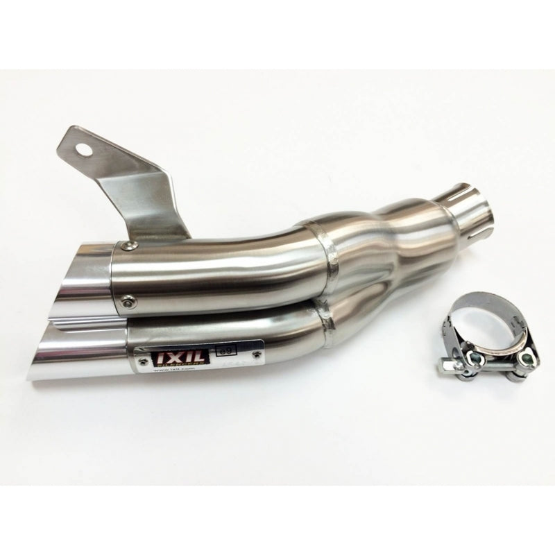 Suzuki Gladius 650 [IXIL] - Silencieux Hyperlow acier inoxydable / embout aluminium - XS8358V