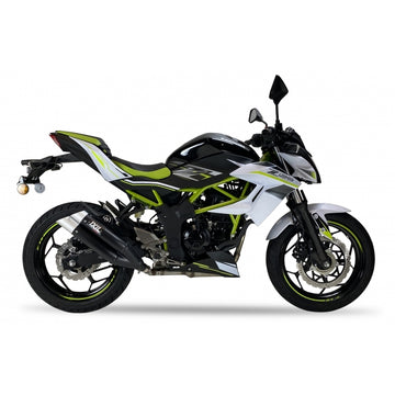 Kawasaki Ninja [IXIL] - Silenziatore Hyperlow acciaio inox nero / fondello alluminio - XK7337XB