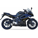 Kawasaki Kle 650 [IXIL] - Silencieux Hyperlow acier inoxydable noir / embout aluminium - XK7351XB