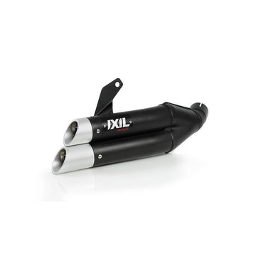Suzuki Gsf 650 [IXIL] - Hyperlow Endtopf Edelstahl schwarz / Endkappe Aluminium - XS8357XB