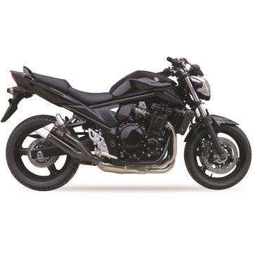 Suzuki Gsf 650 [IXIL] - Hyperlow Endtopf Edelstahl schwarz / Endkappe Aluminium - XS8357XB