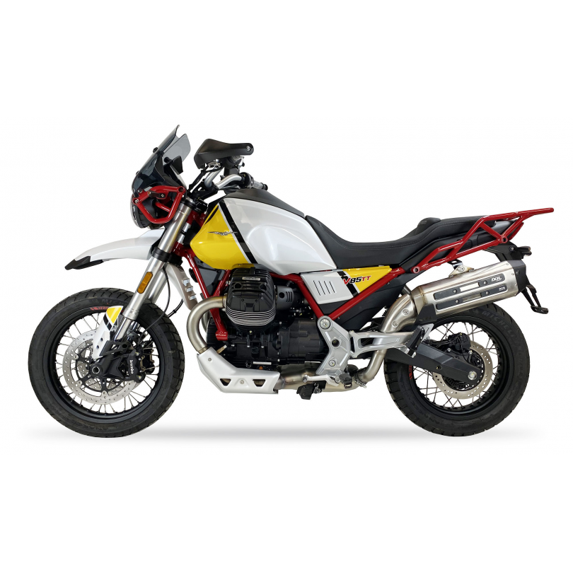 Moto Guzzi V 85 TT Guardia D'ONORE [2022] - Silencieux MXT acier inoxydable - Moto Guzzi V85 TT - EM3037SS