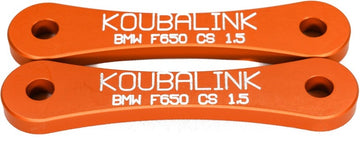 Bmw F 650 Cs Scarver [KOUBALINK] - Kit de surbaissement (38,1 mm) Orange - BMW F650CS