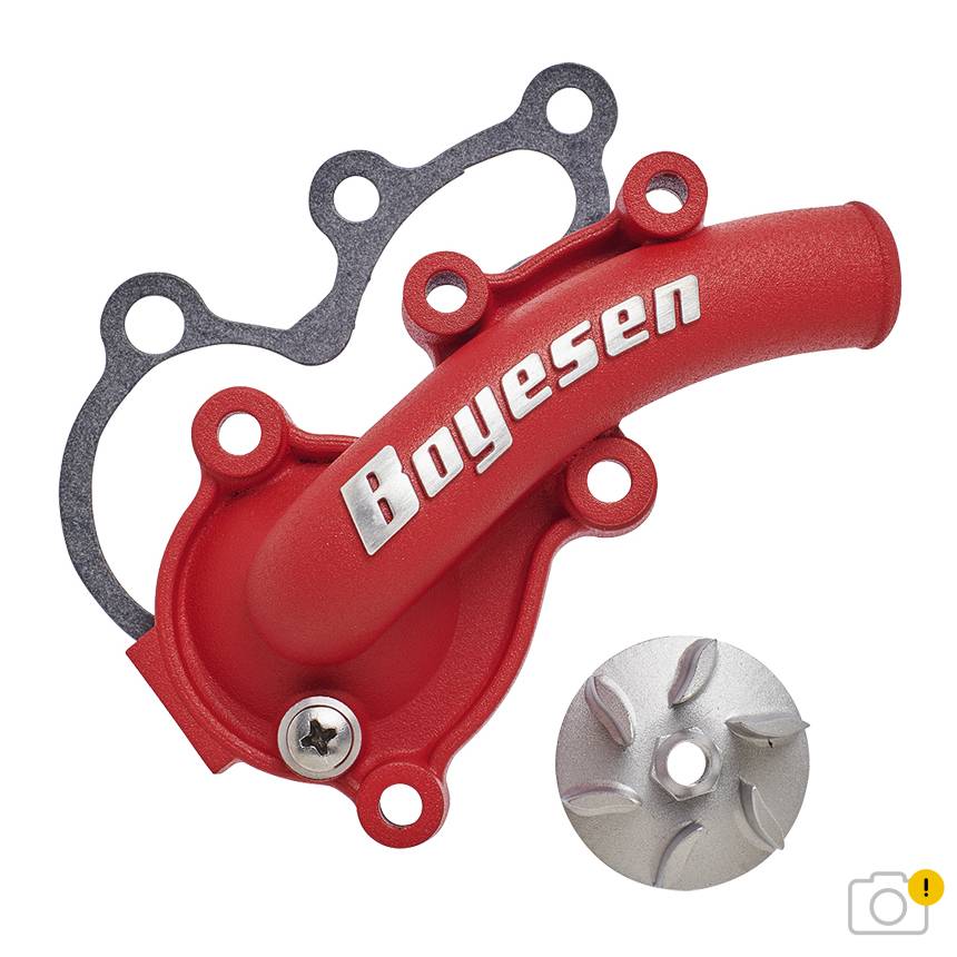 KTM 450 EXC F [2017-2023] - SuperCooler Water Pump Cover + Impeller Kit - Red