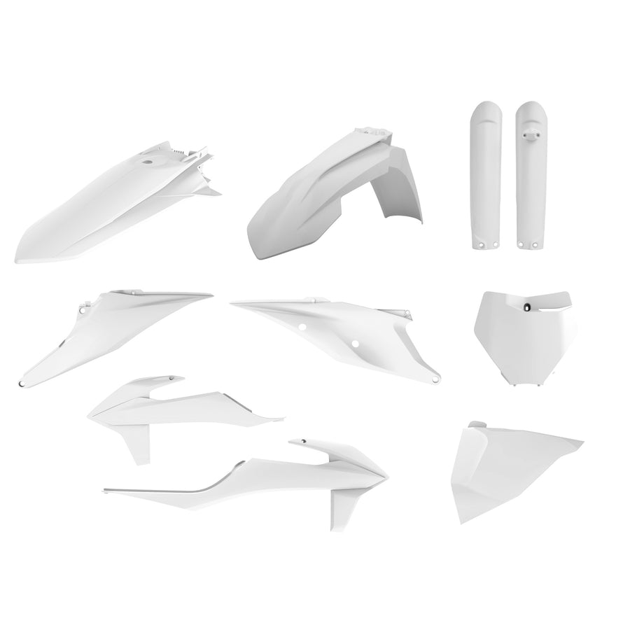 KTM 350 XC F [2019-2022] - Plastik-Kit Weiss - KTM SX/SX-F