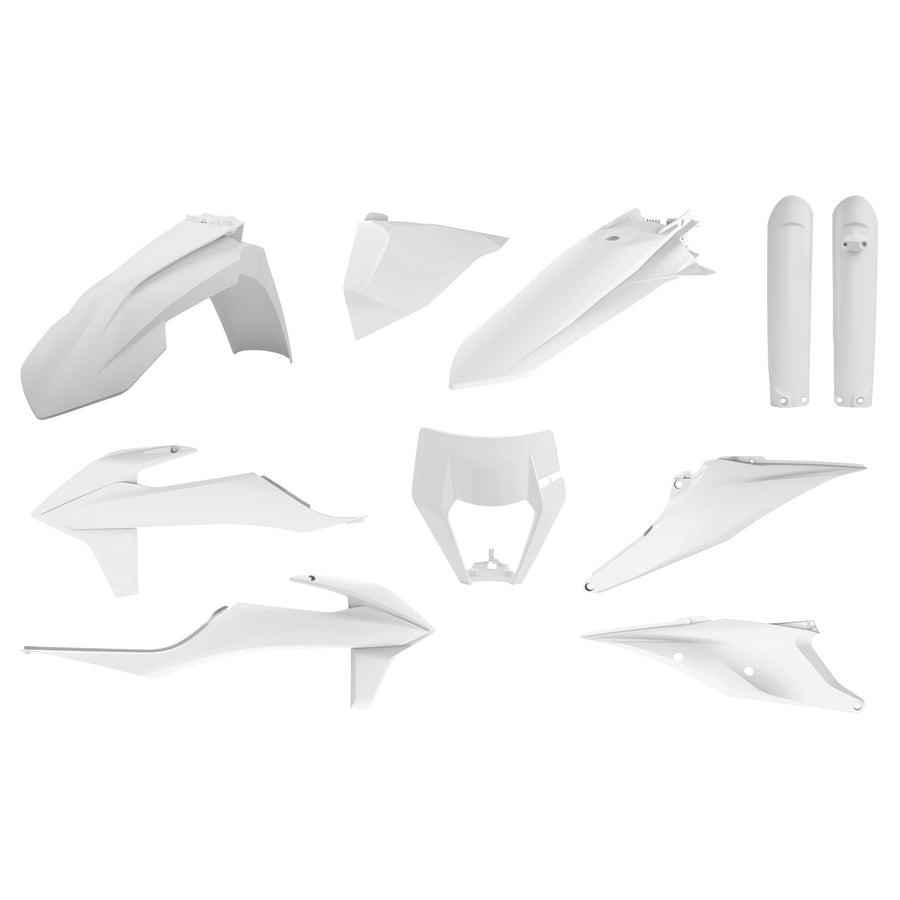 KTM 300 XCTPI [2020-2021] - Kit Plastique Blanc - KTM EXC/EXC-F