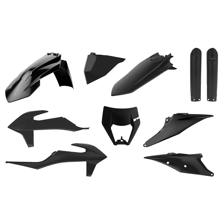 KTM 250 XC F [2020-2023] - Kit plastiche Nero - KTM EXC/EXC-F