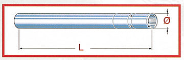 Honda XL 600 V Transalp (PD 10) [1998-1999] - Tubo supporto forcella - 41 x 700 mm