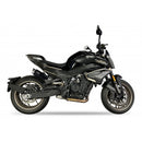 CF Moto 800 NK Advanced [2023-2024] - Silenziatore Slip-On RC3B Acciaio inossidabile Nero