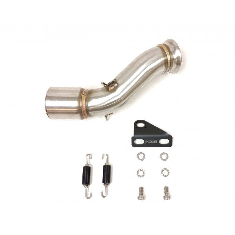 CF Moto 800 NK Advanced [2023-2024] - Silenziatore Slip-On RC3B Acciaio inossidabile Nero