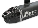 Yamaha YZ 250 (CG 12) [2002] - Carby Schalldämpfer schwarzes Aluminium/Karbon-Endkappe