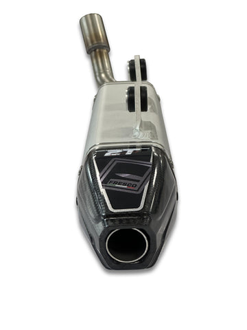 GAS GAS EC 300 [2021-2023] - Carby Schalldämpfer weisses Aluminium/Karbon-Endkappe