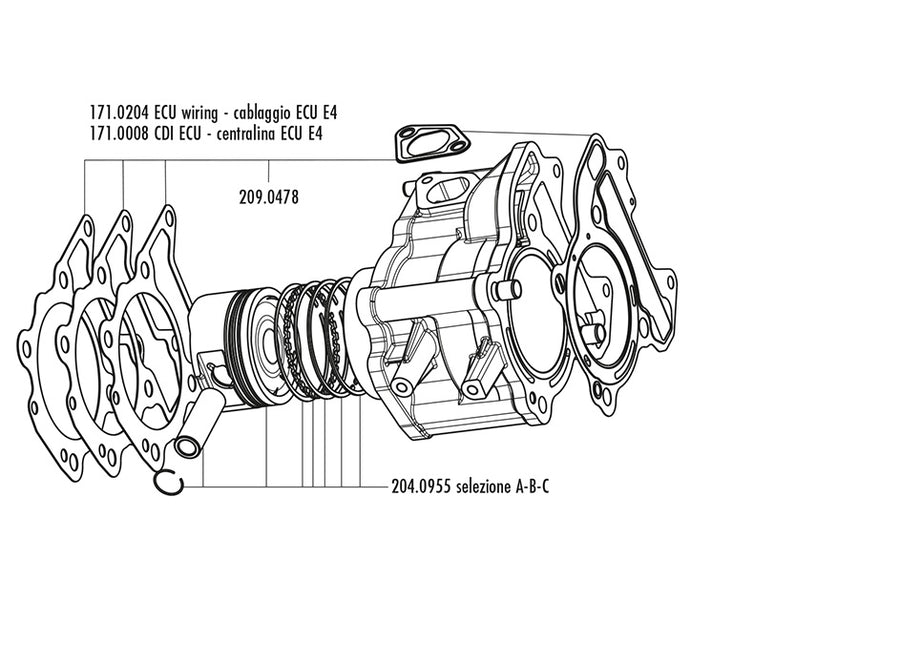 Vespa GTS 125 I-GET Supersport [2020] - Zylinder Kit