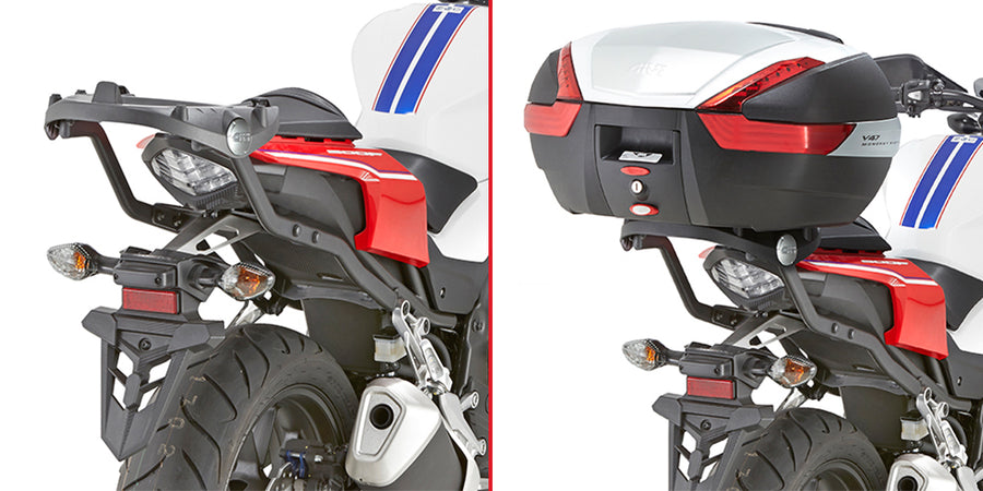 Honda CB 500 F [GIVI] - Topcase Träger für MONOKEY® oder MONOLOCK® Koffer zu montieren mit der MONOKEY® Platte M5 und M7