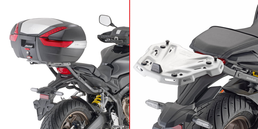 Honda CB 650 R [GIVI] - Topcase Träger für MONOKEY® oder MONOLOCK® Koffer zu montieren mit der MONOKEY® Platte M5