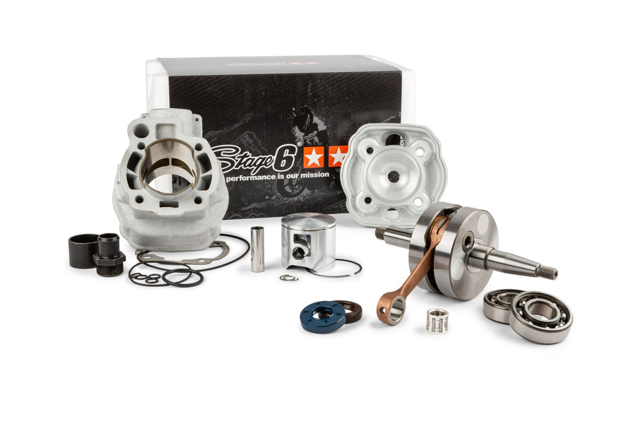 Fantic XE 50 2T - Pack moteur cylindre échappement Big Racing 77ccm