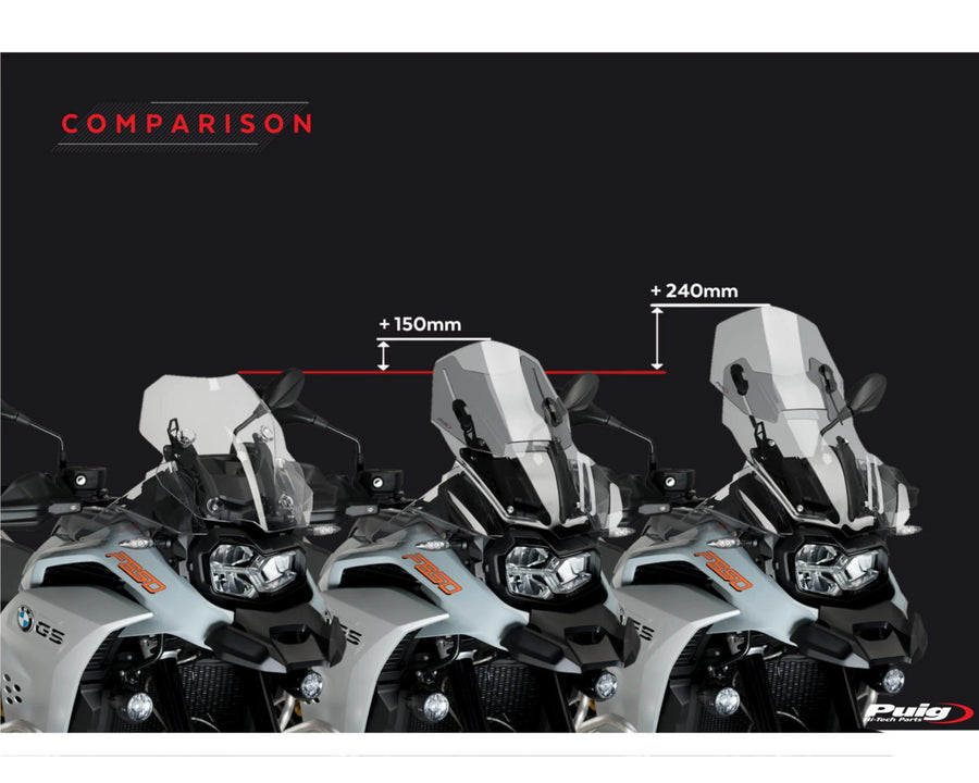 BMW F 750 GS [2024] – Adjustable screen – Transparent