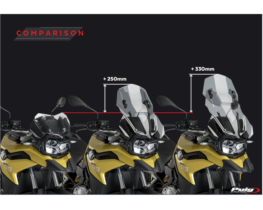 BMW F 800 GS [2025] – Schermo regolabile – Trasparente