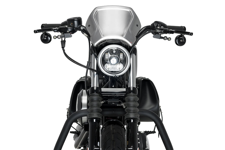 HARLEY DAVIDSON SPORTSTER 883 IRON XL883N [2012] - ALU-Frontplatte | Silber | PUIG 1352P