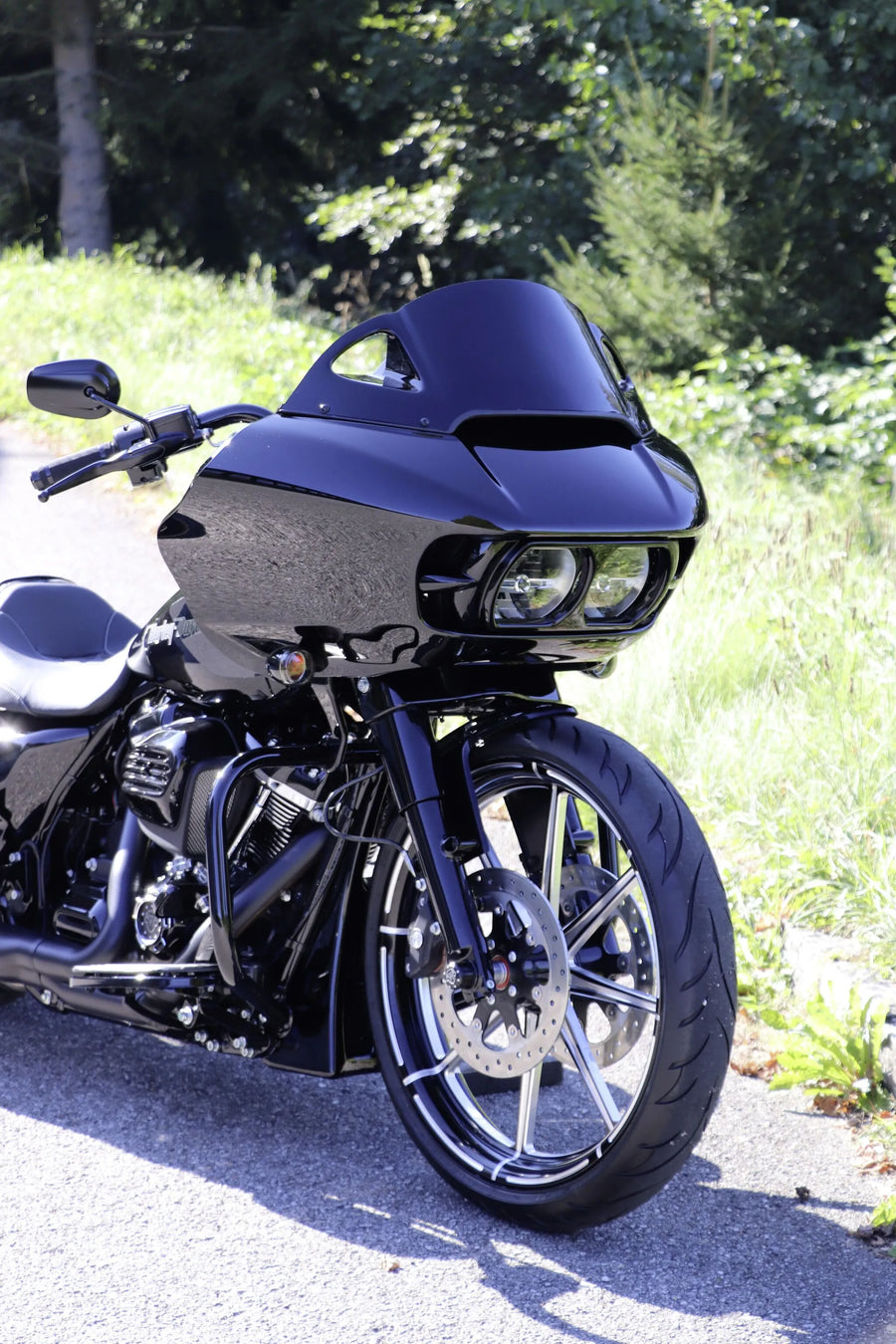 harley davidson fltruse [CULT WERK] – Pare-brise Racing