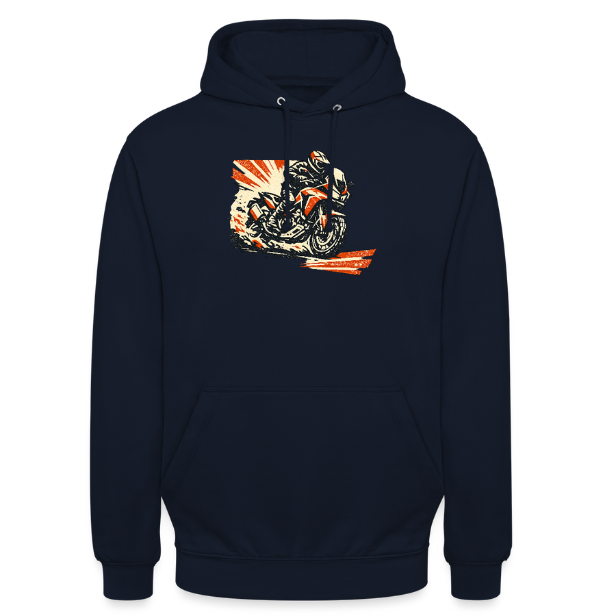 Honda nc 700 [Hoodie] - Retro Rallye - Brust Print
