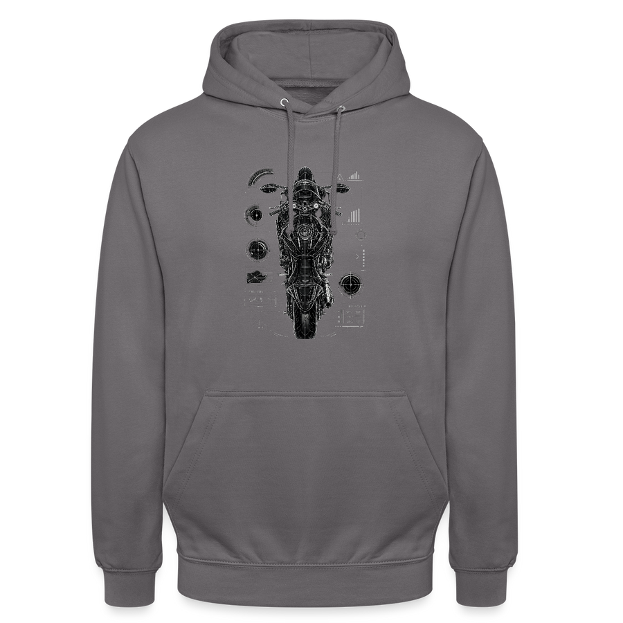 Suzuki gsx-r 600 [Hoodie] - Top-Down Tech - Chest Print