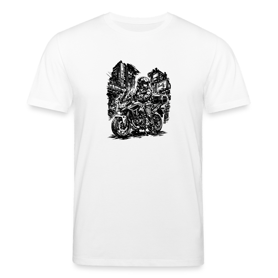 Honda nc 700 [T-Shirt] - Manga Neon City - Imprimé poitrine