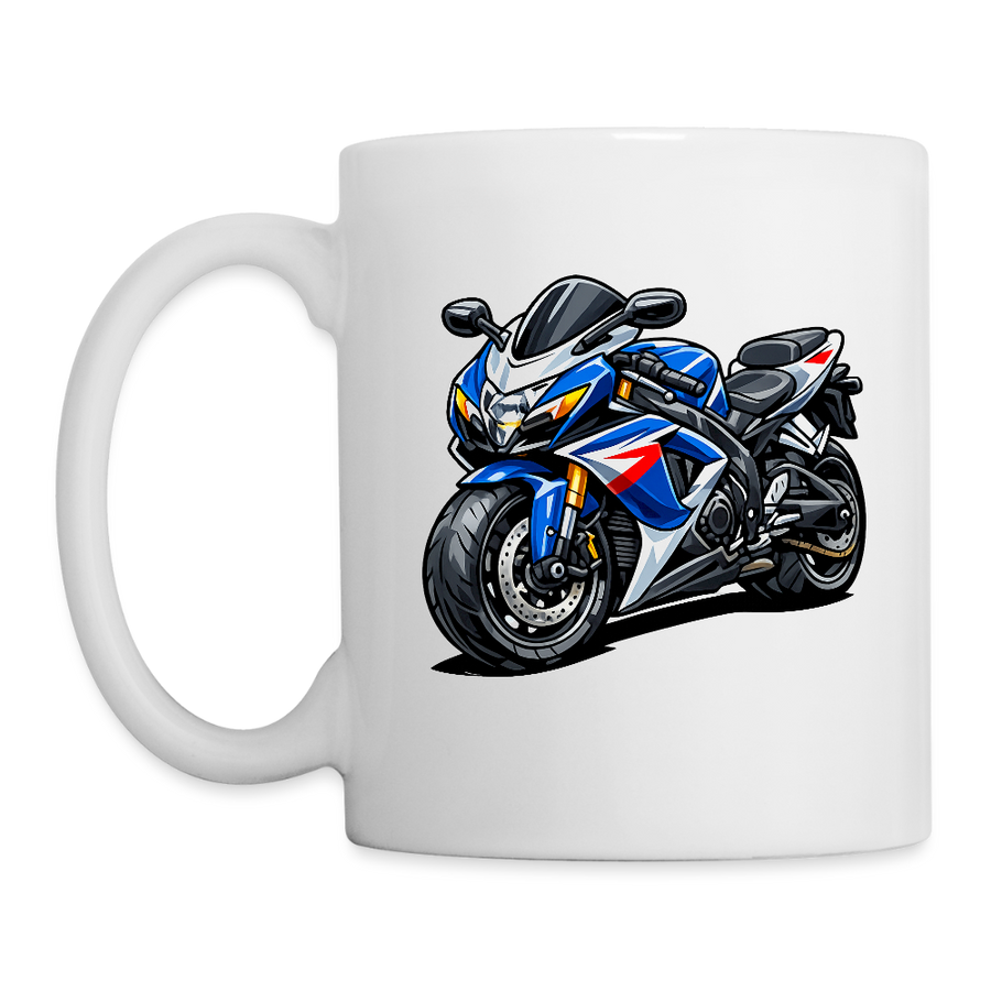 Suzuki gsx-r 600 [White Mug] - Cartoon - Single Sided