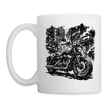Harley davidson sportster [Mug White] - Manga Neon City - One-Sided