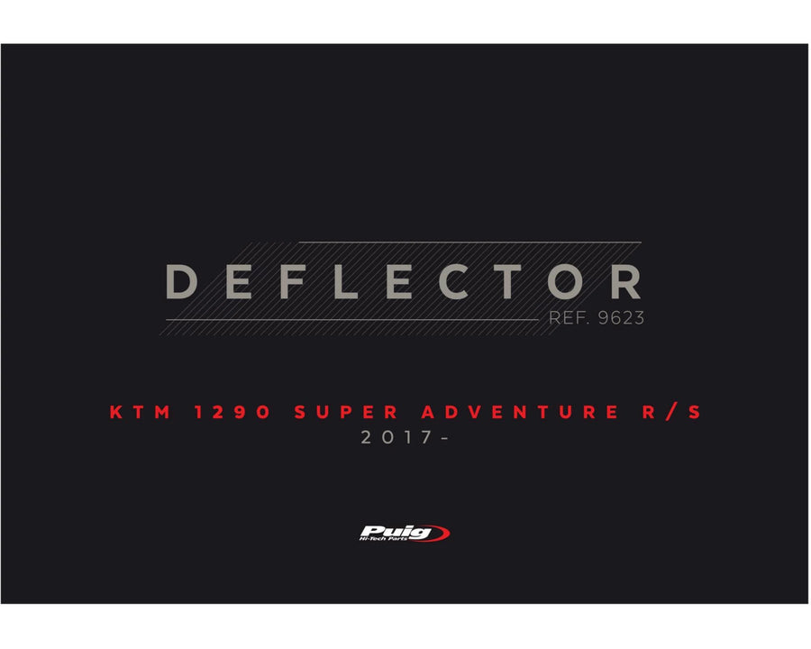 KTM 1290 SUPER ADVENTURE T [2023] – Deflettore superiore – Trasparente