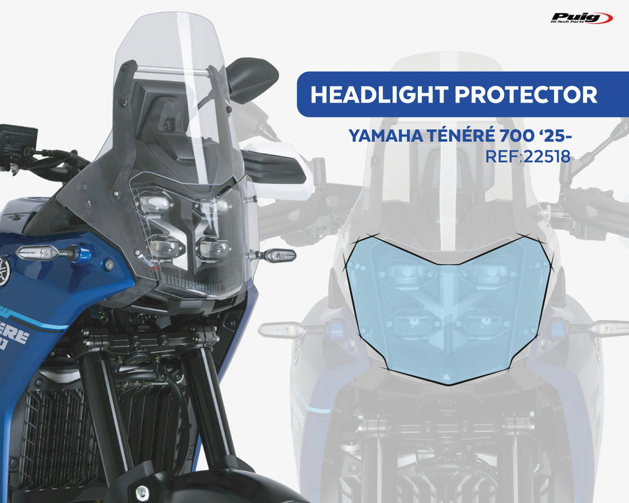 YAMAHA TENERE 700 RALLY EDITION [2025] – Protection de phare – Transparent