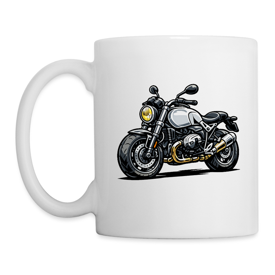 Bmw r ninet pure [Tasse Weiß] - Karikatur - Einseitig