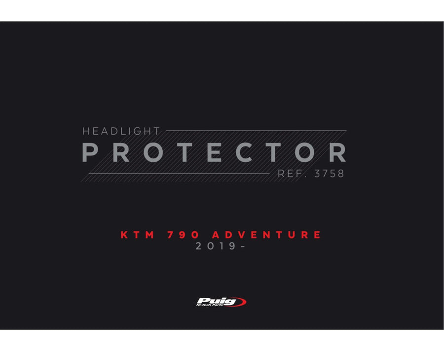 KTM 390 ADVENTURE SW [2024] – Headlight protection – Transparent