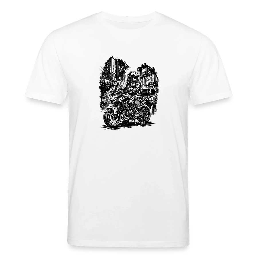 Honda nc 700 [T-Shirt] - Manga Neon City - Imprimé poitrine