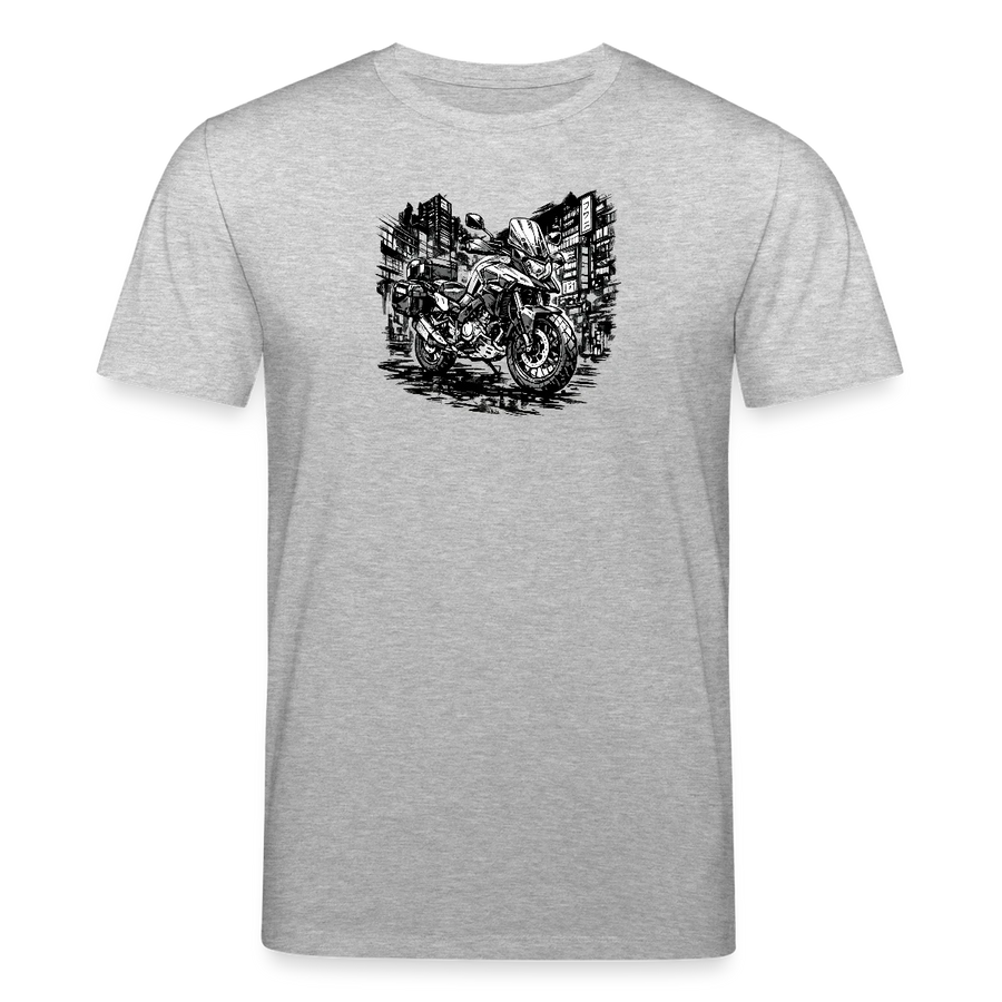 Suzuki dl 800 [T-Shirt] - Manga Neon City - Brust Print