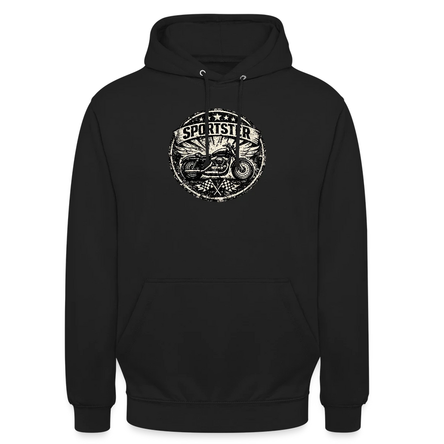 Harley Davidson Sportster [Hoodie] - Badge Grunge - Impression poitrine