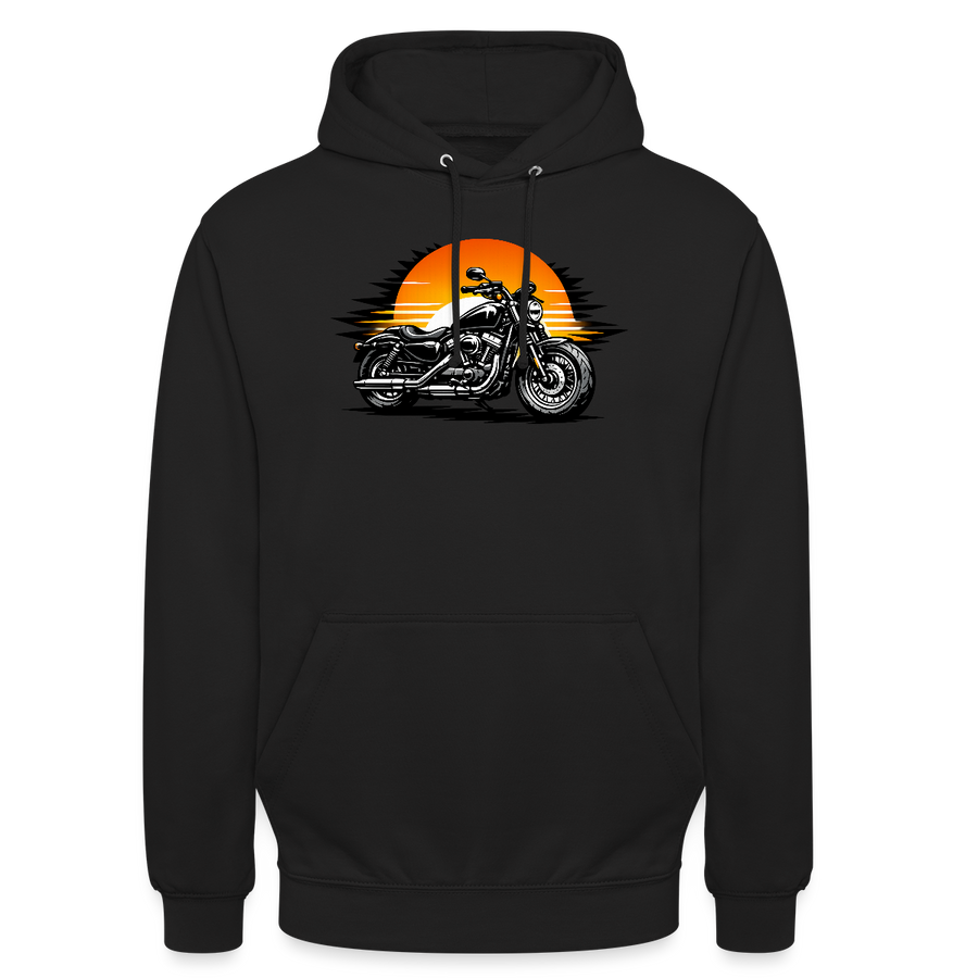 Harley davidson sportster [Hoodie] - Sunset Split - Brust Print