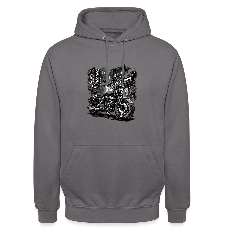 Harley davidson sportster [Hoodie] - Manga Neon City - Chest Print