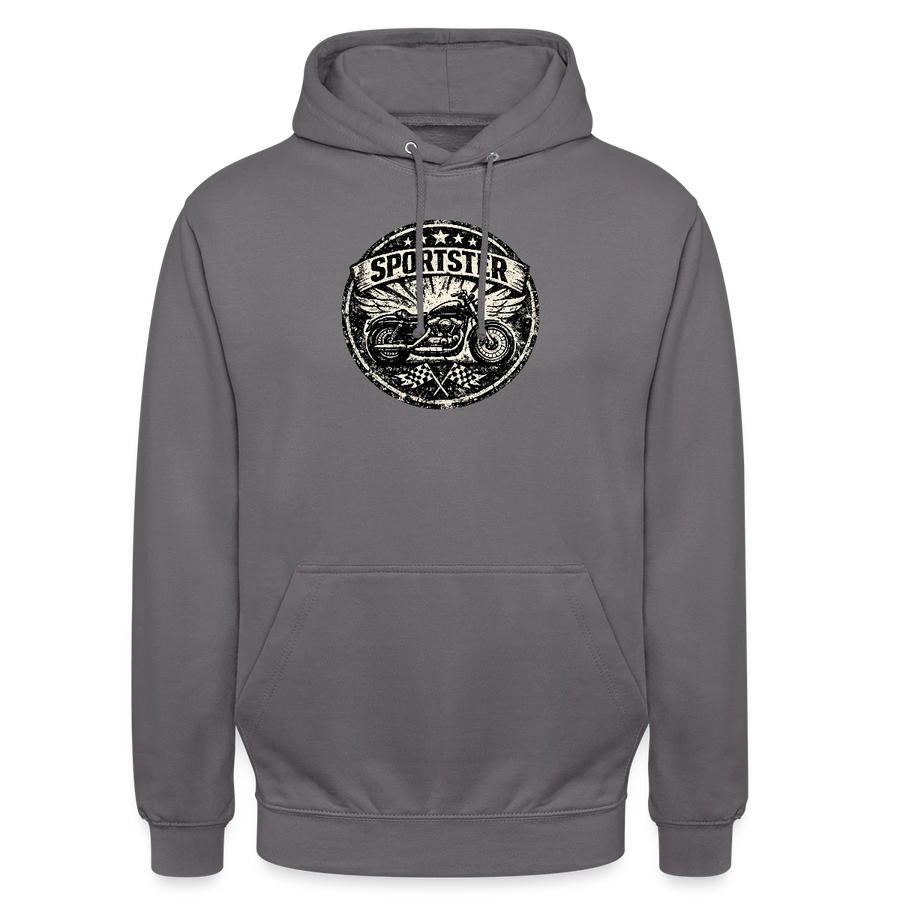 Harley Davidson Sportster [Hoodie] - Badge Grunge - Impression poitrine