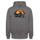 Harley davidson sportster [Hoodie] - Sunset Split - Brust Print