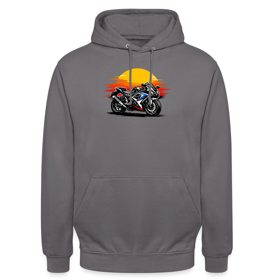 Suzuki gsx-r 600 [Felpa con cappuccio] - Sunset Split - Stampa sul petto