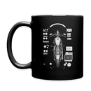 Harley davidson sportster [cup black] - top-down tech - one-sided