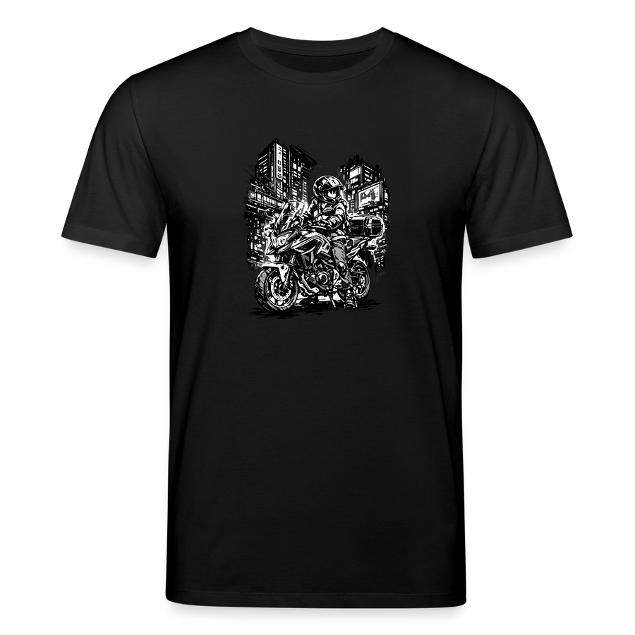 Honda nc 700 [T-Shirt] - Manga Neon City - Imprimé poitrine