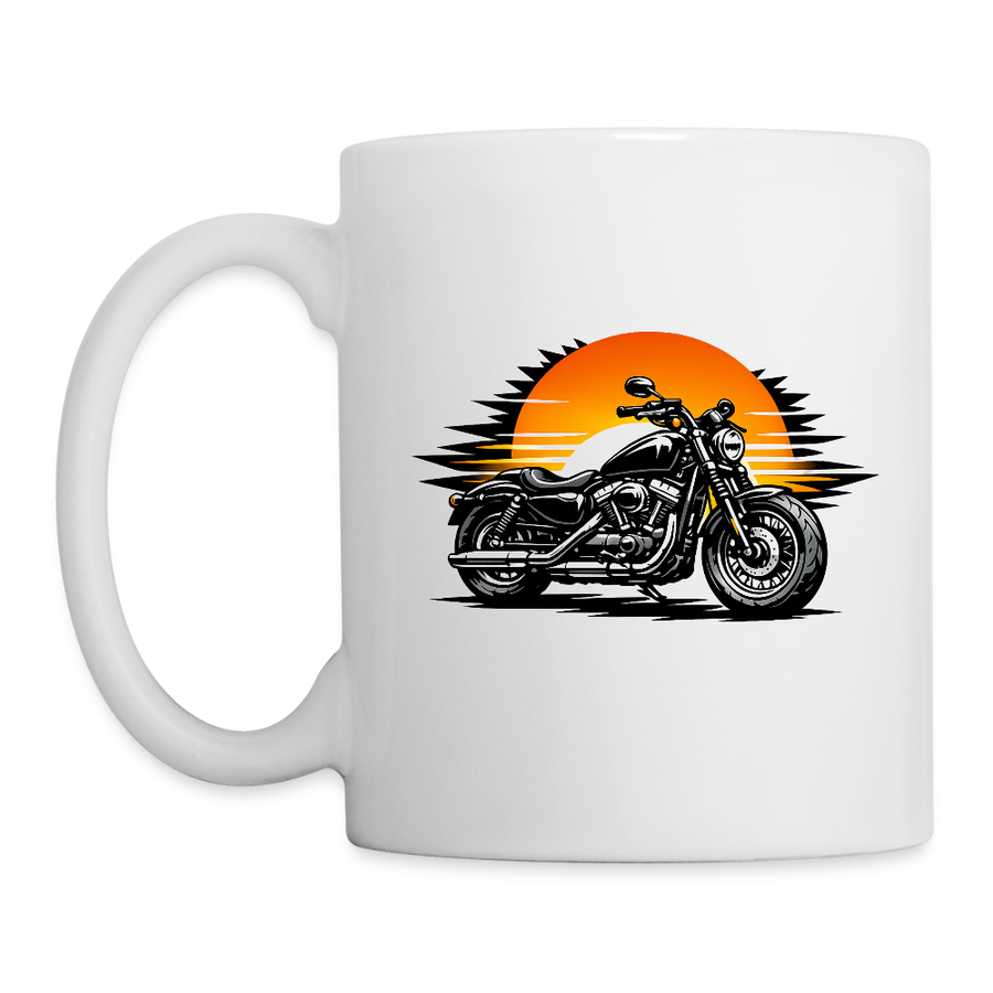 Harley Davidson Sportster [Tazza bianca] - Sunset Split - Un lato