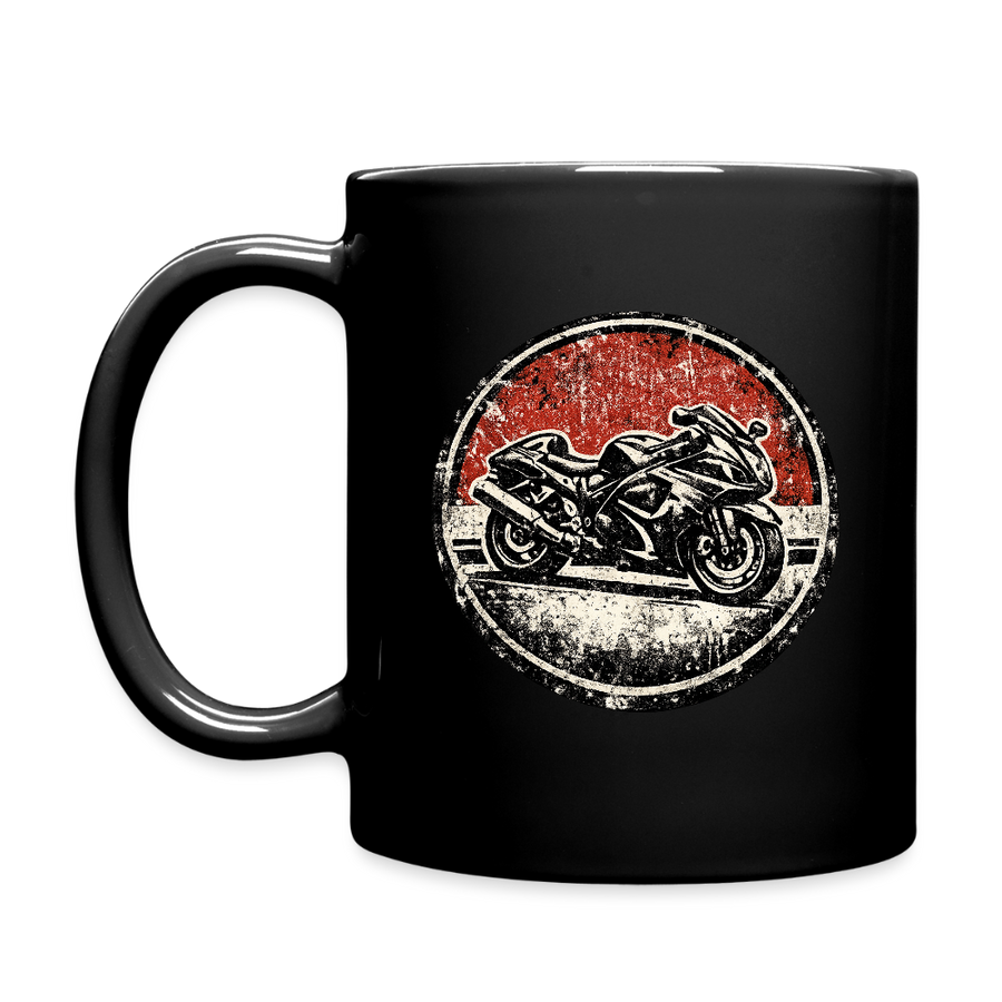 Suzuki hayabusa gsx1300r [Cup Black] - Badge grunge - Su un solo lato