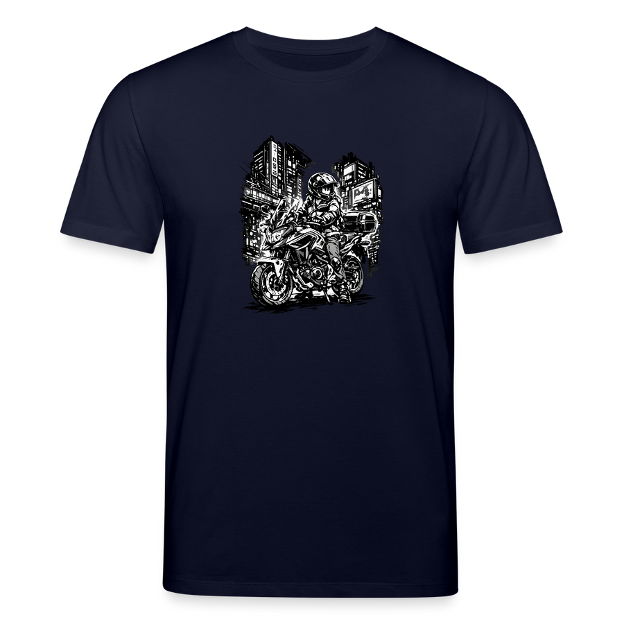 Honda nc 700 [T-Shirt] - Manga Neon City - Imprimé poitrine