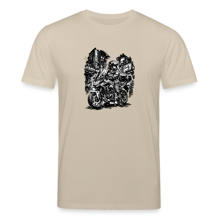 Honda nc 700 [T-Shirt] - Manga Neon City - Imprimé poitrine
