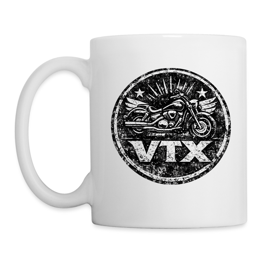 Honda vtx 1300 [Tasse Weiß] - Grunge Badge - Einseitig