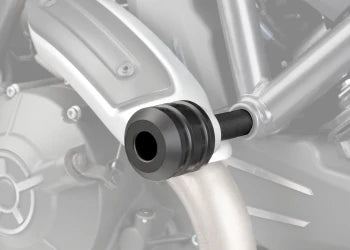TRIUMPH SPEED TWIN 900 [2025] – Adaptateur repose-pieds coussinet en caoutchouc “Rider” – Noir